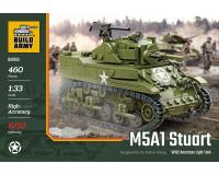 Build Army B1003 M5A1 Stuart Light Tank (Lego Compatible Brick Model) (Special Order - allow a week from order to delivery)